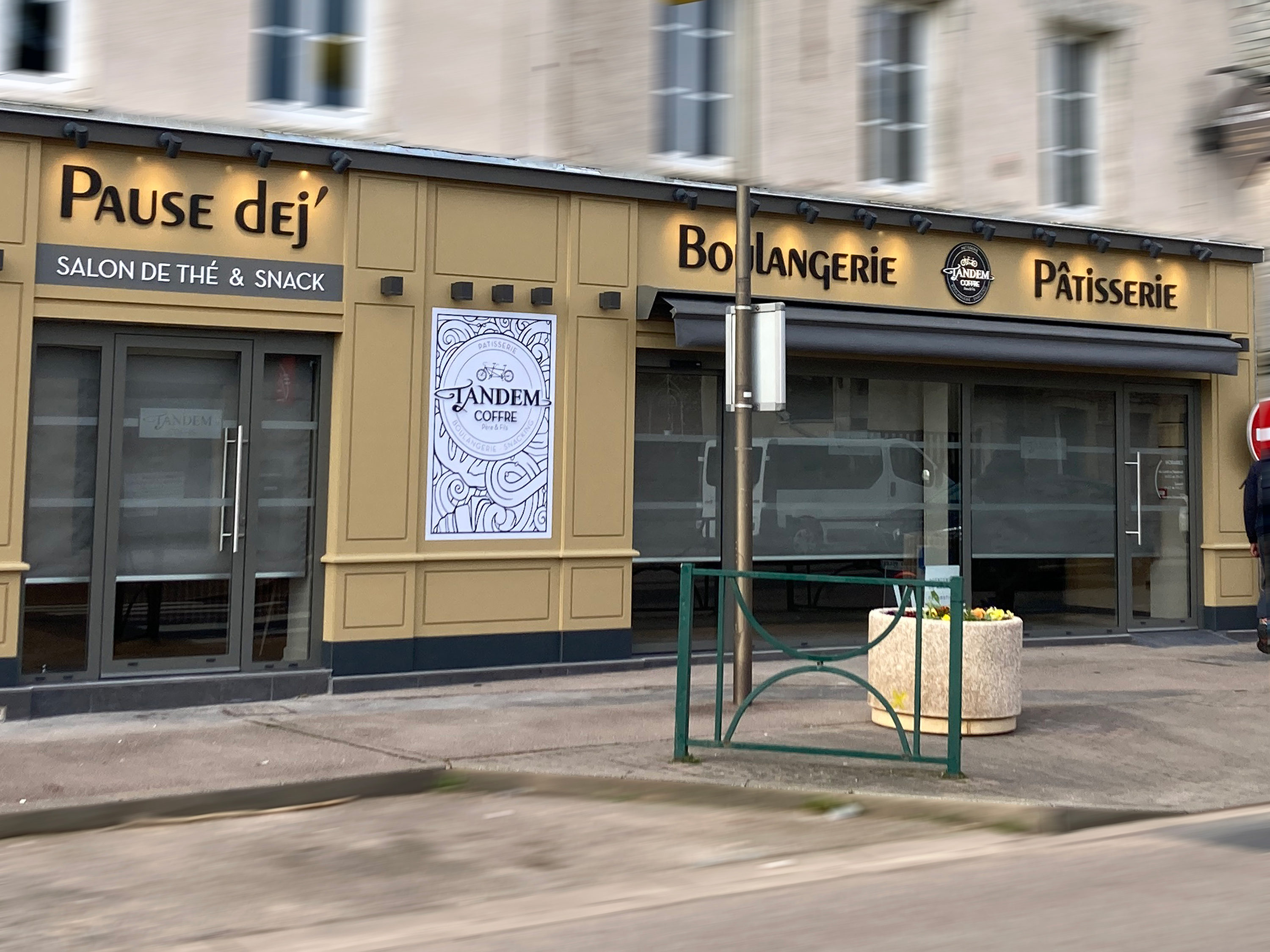 Façade de la Boulangerie Pâtisserie Tandem à Bourg-Achard