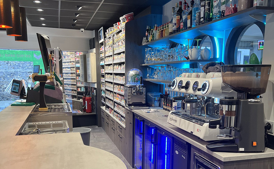Agencement  de bar tabac au Havre - Normandie